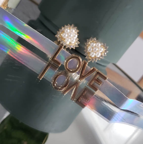 Holographic Choker Silver Gold Adjustable Letters - Picture 4 of 7